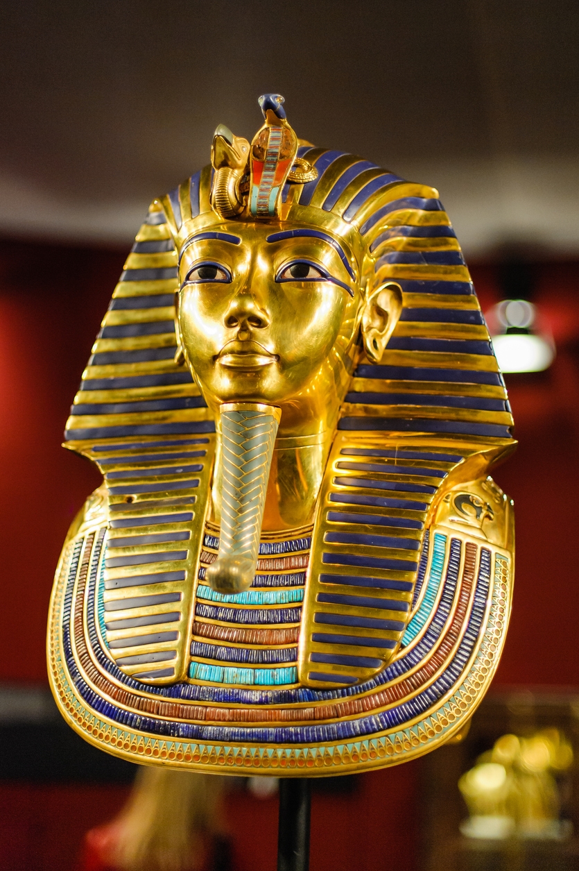 Burial mask of an Egyptian Pharaoh