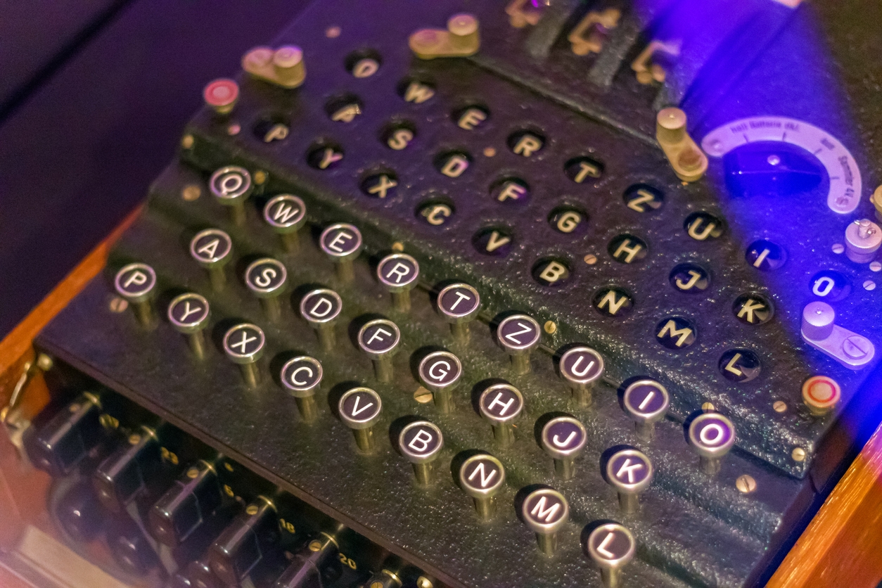 German Enigma encoding machine