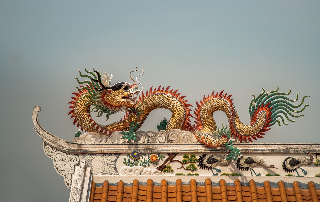 Sculpture of a Chinese Dragon
