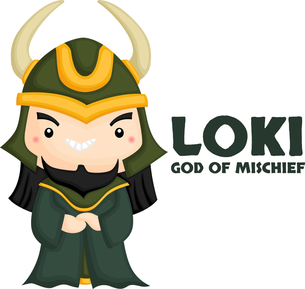 Vector image of Loki